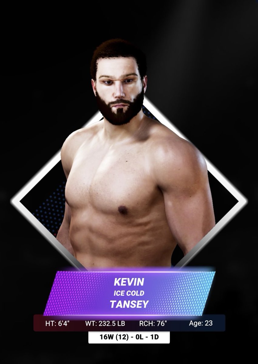 Had to make my favourite enforcer <a href="/KevinTansey6/">Kevin Tansey</a> on <a href="/PlayUndisputed/">Undisputed</a>, hasn't lost a fight yet in true Tansey fashion