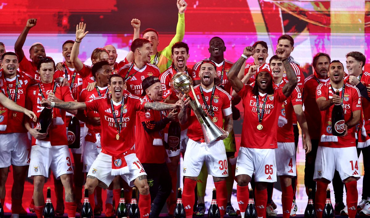 SportAnalytics (@_sportanalytics) on Twitter photo We are happy to celebrate with our partner <a href="/SLBenfica/">SL Benfica</a> on their triumph in the Taça da Liga!
They claimed victory after a penalty shootout, securing their 86th trophy!
This historic milestone places #Benfica at the #top of Portuguese football for the most trophies ever achieved! We are happy to celebrate with our partner <a href="/SLBenfica/">SL Benfica</a> on their triumph in the Taça da Liga!
They claimed victory after a penalty shootout, securing their 86th trophy!
This historic milestone places #Benfica at the #top of Portuguese football for the most trophies ever achieved!