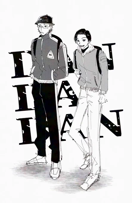 別ジャンルだけど原稿の落書き② カシモトとパヤセ 