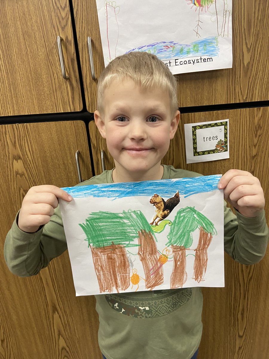 Science Minds are one of my favorite literacy centers. Students get to be creative and apply what they learned about rain forest layers, shelters, and camouflage! #science #Kindergarten #teaching #ToolsoftheMind #school