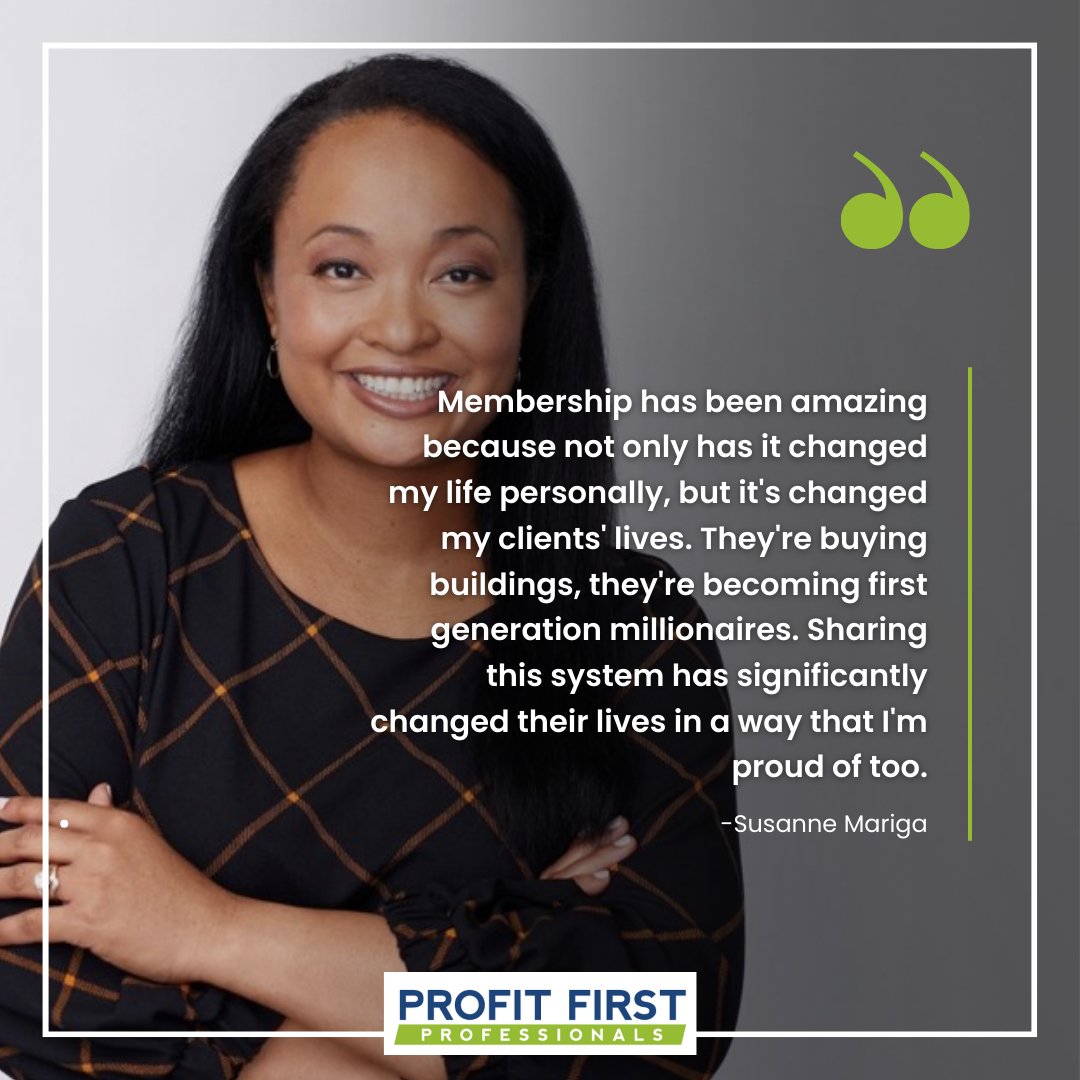 ProfitFirstPros's tweet image. 👉 Ready to take your profitability and impact to the next level? Become a Certified Profit First Professional now!
profitfirstprofessionals.com/is-profit-firs…

#FractionalCFO #ProfitStrategy #Accounting #FinancialLeadership #Finance #ProfitFirst #ProudToBeProfitable