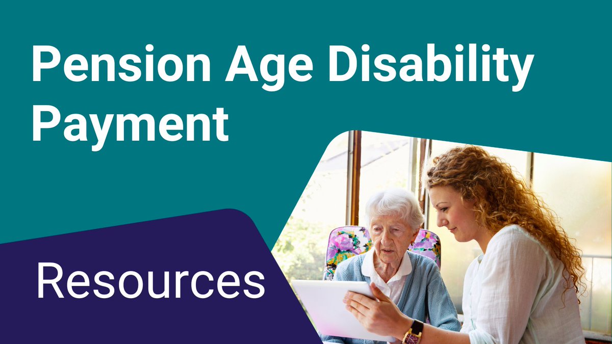 Pension Age Disability Payment will support people of State Pension age and over who have a disability or long-term health condition.

It will replace Attendance Allowance in Scotland.

Help us spread the word with shareable resources at our website ➡️ bit.ly/PensionDisabil…