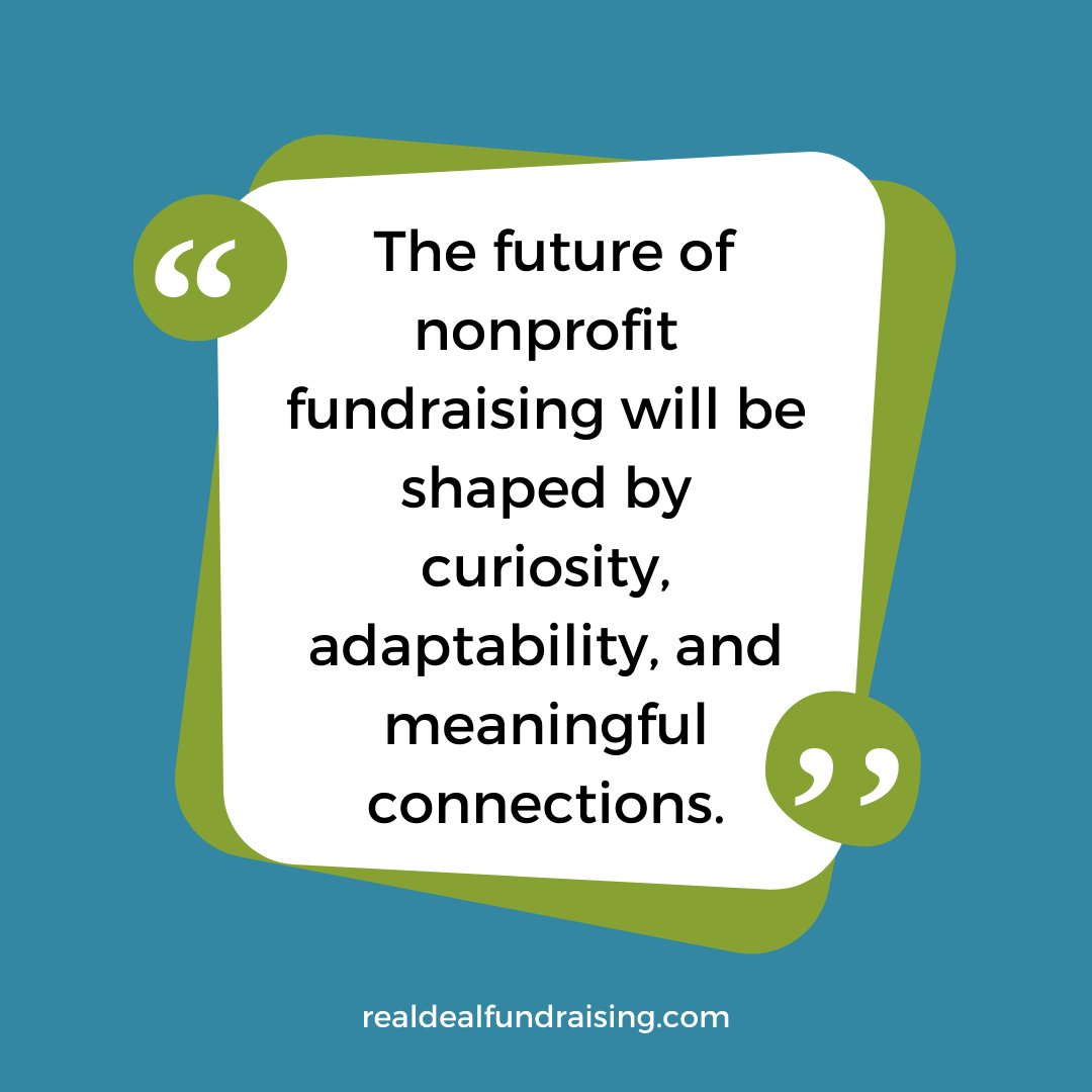 jcloudrealdeal's tweet photo. The future of nonprofit fundraising is both exciting and daunting. The tools  available today offer incredible potential to engage donors in meaningful ways – but only if we approach them thoughtfully. Read more at LINK IN BIO

#fundraising #highereducation #nonprofits https://t.co/eLWgvSaFiw