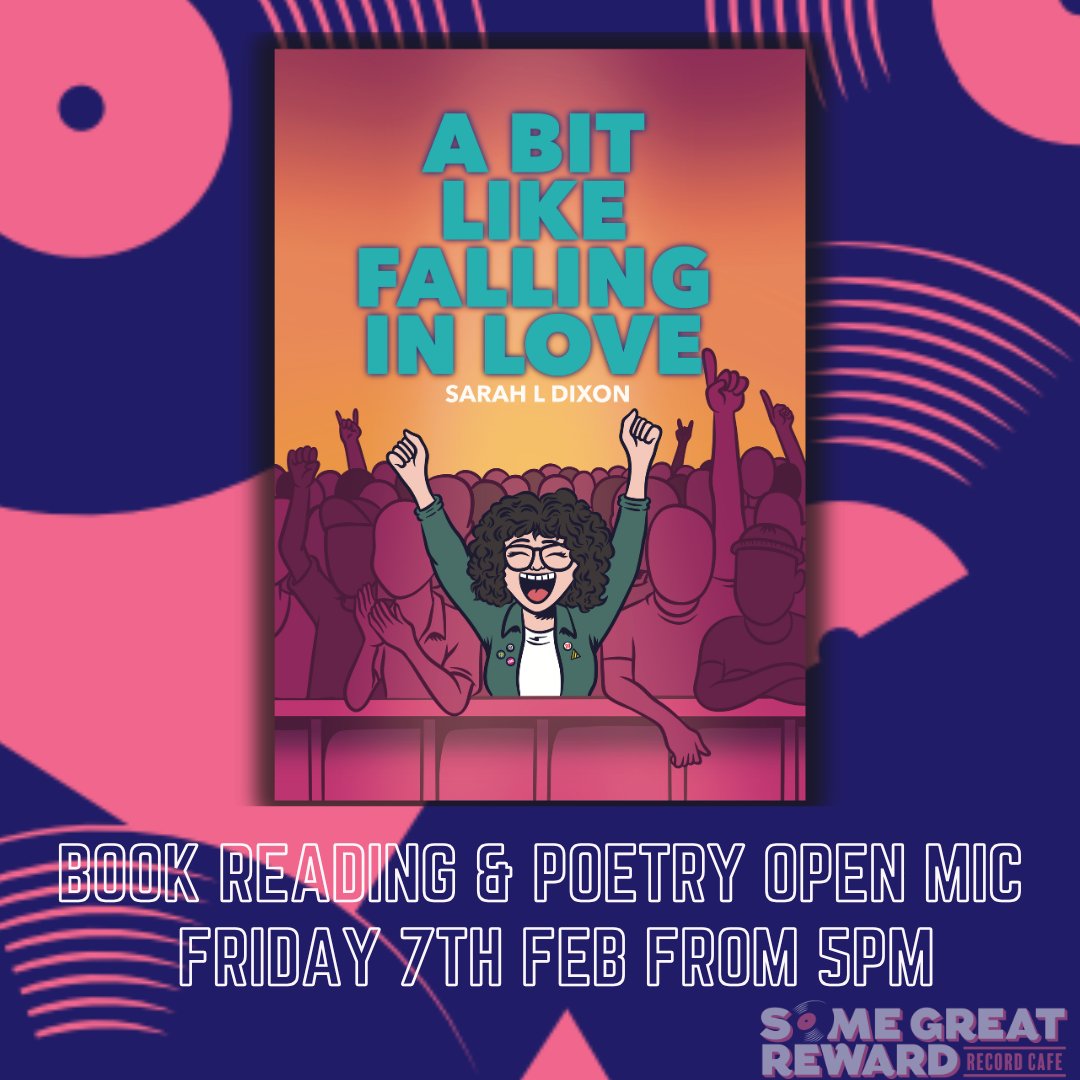 Some Great Reward (@sgr_recordcafe) on Twitter photo Join us from 5pm on 7th Feb for a cute evening with <a href="/QuietCompereMcr/">Sarah L Dixon</a> reading from her recently self-published poetry collection "A Bit Like Falling In Love", followed by a poetry open mic x
somegreatreward.scot/news/-a-bit-li… Join us from 5pm on 7th Feb for a cute evening with <a href="/QuietCompereMcr/">Sarah L Dixon</a> reading from her recently self-published poetry collection "A Bit Like Falling In Love", followed by a poetry open mic x
somegreatreward.scot/news/-a-bit-li…