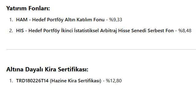 Ekonomist2024's tweet image. #hjb hedef portföy birinci değişken fon

2024'ün temmuz ayında izahnamesi değiştirilerek en az %51 yerli hisse tutma şartı getirilmiş. bu yüzden fonu 1 yıl tutarsanız stopajdan muaf oluyor.

o tarihten beri 6 ay 10 günlük getirisi %10 olmuş. 5 kasım'daki dip fiyatından beri olan