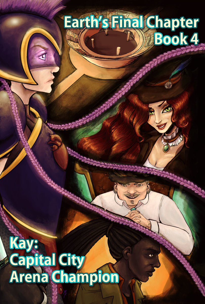 María ✨COMMS OPEN✨ (@mariafloscher) on Twitter photo COVER REVEAL! 🎊🎉✨
This is the cover for the revision of Earth's Final Chapter's Book 4, Kay: Capital City Arena Champion - the first book I ever did with <a href="/EndlessinkPub/">Endless Ink Publishing House</a>!
.
.
.
.
#IndieBooks #IndieArt #SciFi #ScienceFiction #EFC #EarthsFinalChapter #Dystopian #YA #HandmadeBook COVER REVEAL! 🎊🎉✨
This is the cover for the revision of Earth's Final Chapter's Book 4, Kay: Capital City Arena Champion - the first book I ever did with <a href="/EndlessinkPub/">Endless Ink Publishing House</a>!
.
.
.
.
#IndieBooks #IndieArt #SciFi #ScienceFiction #EFC #EarthsFinalChapter #Dystopian #YA #HandmadeBook