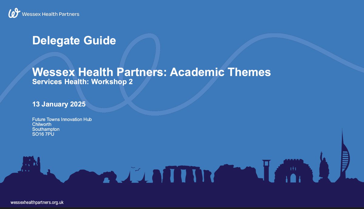 Very much enjoyed  representing <a href="/HealthSciUni/">Health Sciences University | HSU</a>  at this mornings <a href="/Wessexhp/">Wessex Health Partners</a> workshop focused on health in the armed forces, it was great to meet with colleagues to explore the development of future research projects and funding bids in this space.