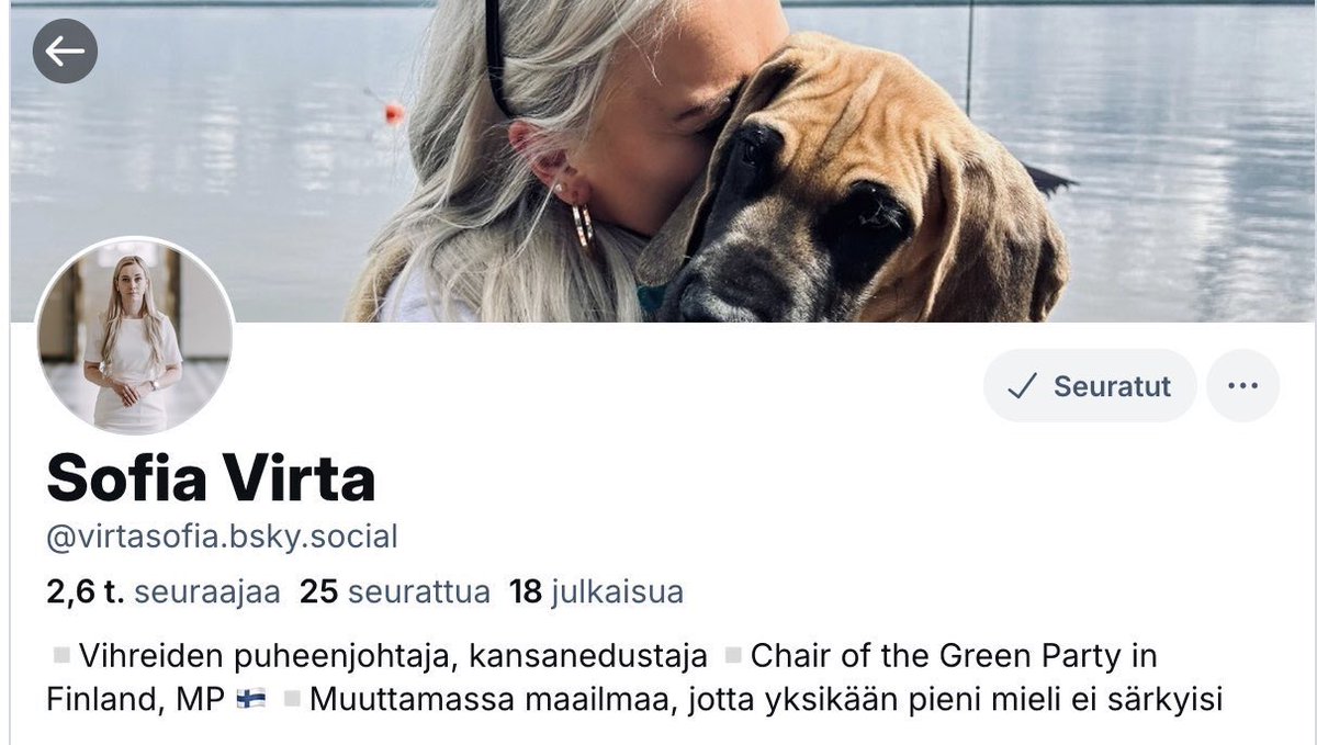 En enää käytä X:ää viestimiseen. Jatketaan keskustelua muilla sometileilläni:

Bluesky: @virtasofia.bsky.social
Instagram: @virtasofia
Threads: @virtasofia