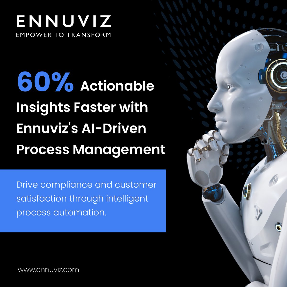 ennuviz's tweet image. Transform your processes with #Ennuviz!

✔️ 60% faster insights
✔️ 50% improved compliance
✔️ 40% happier customers

Powered by #SAPSignavio &amp;amp; #ProcessAI for smarter, faster, better results.