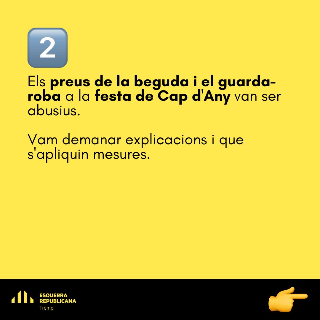 ERCTremp's tweet photo. Us compartim el resum del Ple Municipal que va tenir lloc el passat dimarts, 7 de gener, a les 18 h a la Sala de Plens de l' @ajtremp https://t.co/f7rtcYEsL7