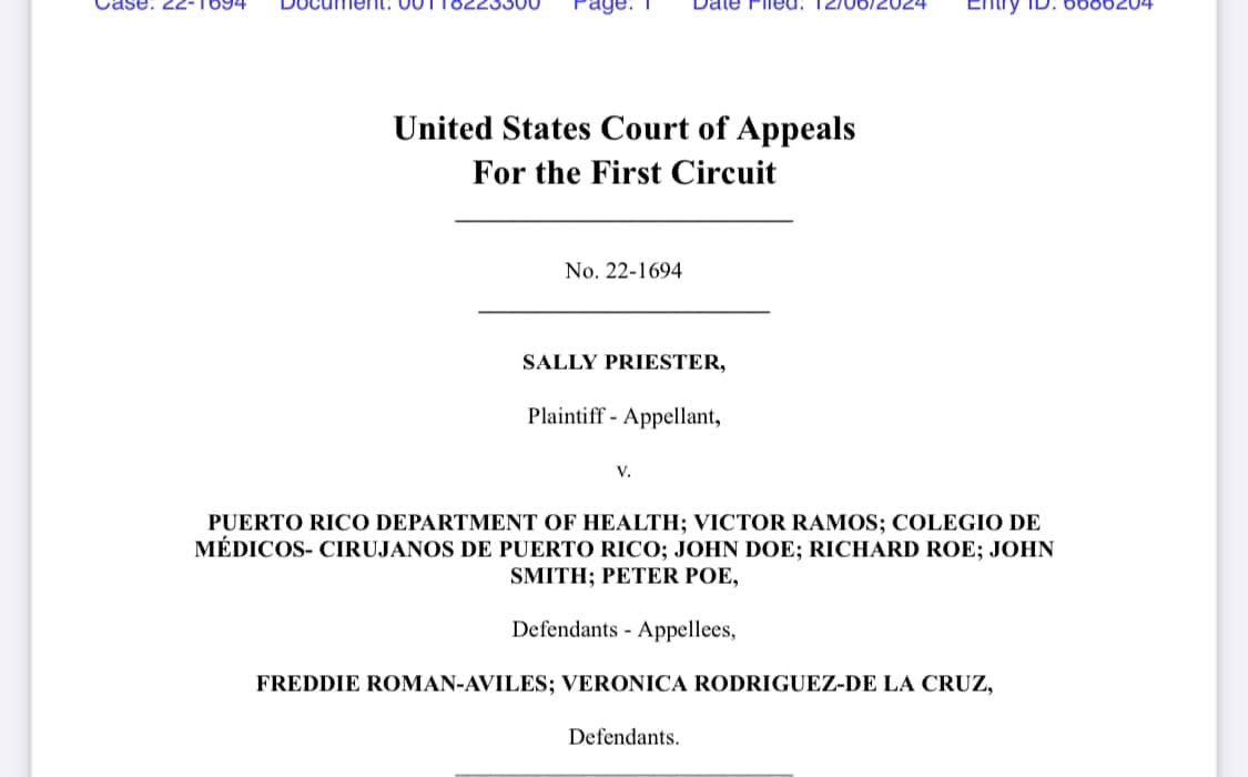 priesterspr's tweet photo. ¿Usted sabe que el Dr. Victor Ramos NO PUEDE SER SECRETARIO DE SALUD? ¿Usted sabe que Marca un precedente peligroso para la Salud de Puerto Rico? ¿Sabía usted que Dr. Víctor Ramos en el 2020 decidió impedirme a expresarme con una MORDAZA A MI LIBERTAD DE EXPRESIÓN? 

Soy una mujer libre que amo a mi prójimo, y amo a mis Pacientes como Doctora, Científica. 

¿Usted sabe que el Dr. Víctor Ramos hizo un GRAN ESQUEMA EN MI CONTRA donde se FILTRARON CON AUDIOS PÚBLICOS DONDE INFORMÓ COMO EL EJECUTABA EL ESQUEMA?

¿Usted sabe que PROMOVIÓ “VACUNAS” NO APROBADAS PARA NUESTROS NIÑOS Y EL PUEBLO DE PUERTO RICO?

¿Usted sabe que el Dr. Víctor Ramos se EQUIVOCÓ EN ESTABLECER PROTOCOLOS y no lo digo yo, es que así lo Estableció el CONGRESO DE LOS ESTADOS UNIDOS de America en su pasado Informe del 4 de diciembre del 2024.

¿Usted sabe porque el Dr. Víctor Ramos lo tengo Demandado en el PRIMER CIRCUITO DE BOSTON?

¿Haz Considerado que si a mi como Médico y Científico me AMORDAZARON DOBLEMENTE en el 2020, y 2024 SIN FECHA DE CADUCIDAD, PARA QUE TÚ NO SUPIERAS LA VERDAD, QUE NO LE HARÁ a PUERTO RICO este posible NOMBRAMIENTO?

Exijo una Disculpa de la 
#juntadelicenciamientodemedicos de #PuertoRico x Humillación, Persecución, Conspiración en mi contra y que siguen Violentando mi Derecho a la Primera Enmienda a la Libertad de Expresión. Doble Mordaza a hablar, es amordazar la #Constitucion de #EstadosUnidos, y amordazaron al Pueblo a escuchar la verdad que es Imputable e Inmutable. 
#freedomofspeech #FirstAmendmentRights 
#drsallypriestervspuertoricohealthdepartment
#unitedstatescourtofappealsforthefirstcircuitboston
Esperamos por #boston #USA #Congress of #usa 
#uncensored #believer #defender
#sovereignmedicine