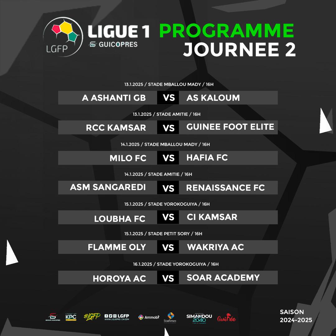 Ligue Guinéenne de Football Professionnel tweet media