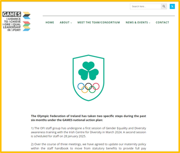 GAMES Erasmus+ Project (@gameserasmus) on Twitter photo #GAMESProject legacy in action!
🚀 <a href="/TeamIreland/">Team Ireland</a> 🇮🇪 is driving change on #GenderEquality by:
🏅 Providing 100% maternity leave benefits
🏅 Training staff on Gender Equality & Diversity
Discover how they’re inspiring change: shorturl.at/nWEEC #GAMESProject legacy in action!
🚀 <a href="/TeamIreland/">Team Ireland</a> 🇮🇪 is driving change on #GenderEquality by:
🏅 Providing 100% maternity leave benefits
🏅 Training staff on Gender Equality & Diversity
Discover how they’re inspiring change: shorturl.at/nWEEC