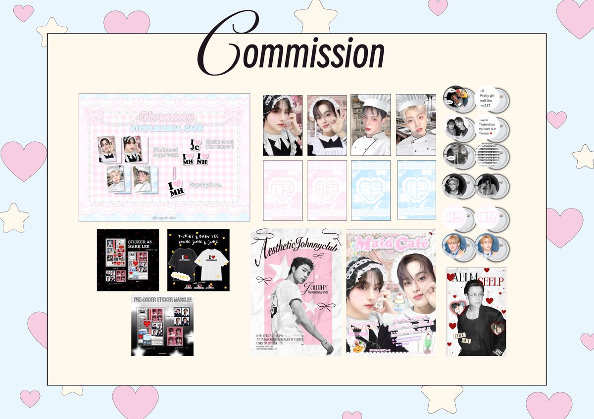 hapribolee's tweet photo. Pls kindly rt 🩵⭐️
Commission open now ❕
. . . dm for commission 👀🩷
( more detail pls dm . . .💡)
more example in mention ⤵️
#hapribocms
#รับออกแบบ #รับออกแบบของแจก
#รับออกแบบgiveaway #commissionTH https://t.co/n7M9u0MkCy