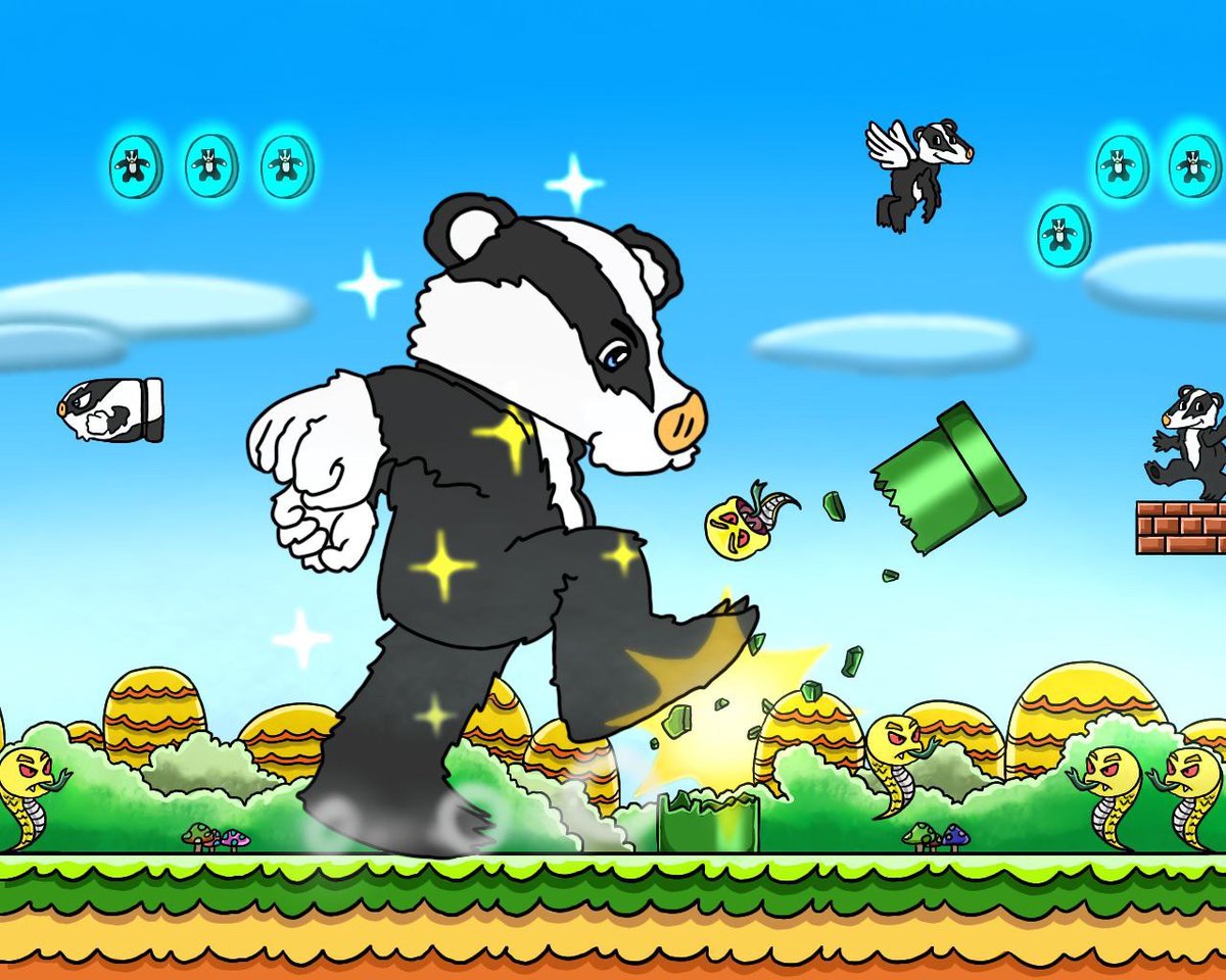 Badgering The Mushroom Kingdom

🦡 🦡🦡🍄 🍄