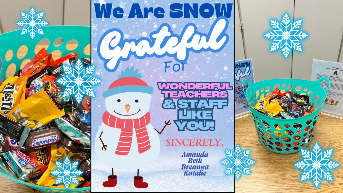 Amanda Sears (@edtechsears) on Twitter photo Shoutout to our amazing teachers and staff! 💙 Our instructional coaches are so grateful for all you do every day. To show our appreciation, we left treats in each building—because you deserve the best! <a href="/BreannaCarden/">Breanna Carden</a> <a href="/mrs_schwartz/">Beth Schwartz</a> <a href="/MrsHostutlerELA/">Natalie Hostutler</a> #EducationHeroes #Teamwork Shoutout to our amazing teachers and staff! 💙 Our instructional coaches are so grateful for all you do every day. To show our appreciation, we left treats in each building—because you deserve the best! <a href="/BreannaCarden/">Breanna Carden</a> <a href="/mrs_schwartz/">Beth Schwartz</a> <a href="/MrsHostutlerELA/">Natalie Hostutler</a> #EducationHeroes #Teamwork