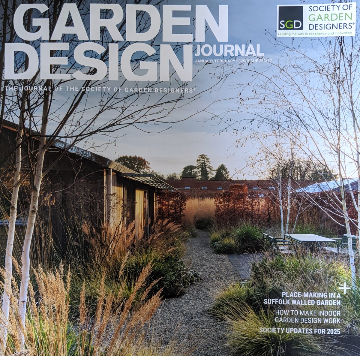 sourcebooksgld's tweet photo. The bumper January / February issue of the Garden Design Journal is out this week with all the Society's latest news as well as an interview with designer @colm_joseph about his design for a walled garden in Suffolk. Subscribe at https://t.co/WXVhOghsvO and never miss an issue. https://t.co/CEMqKjTnoX