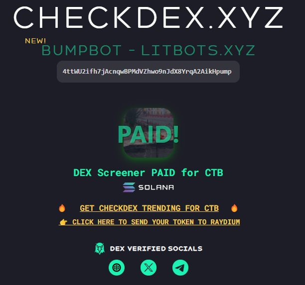 Dex has been paid!