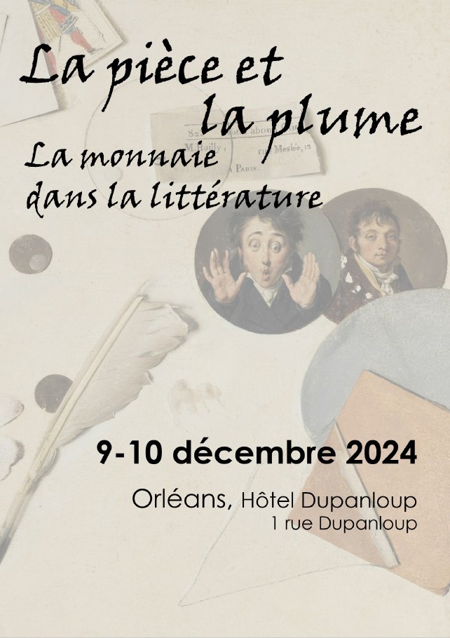 MSH Val de Loire (@mshvaldeloire) on Twitter photo 🪶 🪙 Vous avez manqué le colloque "La pièce et la plume" organisé par l'axe de recherche "Monnaie, économie, finance" de la MSH ?
Toutes les vidéos sont à retrouver sur la chaine <a href="/Canal_U/">Canal-U</a> de la MSH !
👉 canal-u.tv/chaines/mshval…
<a href="/LaboratoirePOL1/">Laboratoire POLEN</a> <a href="/Univ_Orleans/">Université d'Orléans</a> <a href="/DR08_CNRS/">CNRS Centre Limousin Poitou Charente</a> 🪶 🪙 Vous avez manqué le colloque "La pièce et la plume" organisé par l'axe de recherche "Monnaie, économie, finance" de la MSH ?
Toutes les vidéos sont à retrouver sur la chaine <a href="/Canal_U/">Canal-U</a> de la MSH !
👉 canal-u.tv/chaines/mshval…
<a href="/LaboratoirePOL1/">Laboratoire POLEN</a> <a href="/Univ_Orleans/">Université d'Orléans</a> <a href="/DR08_CNRS/">CNRS Centre Limousin Poitou Charente</a>