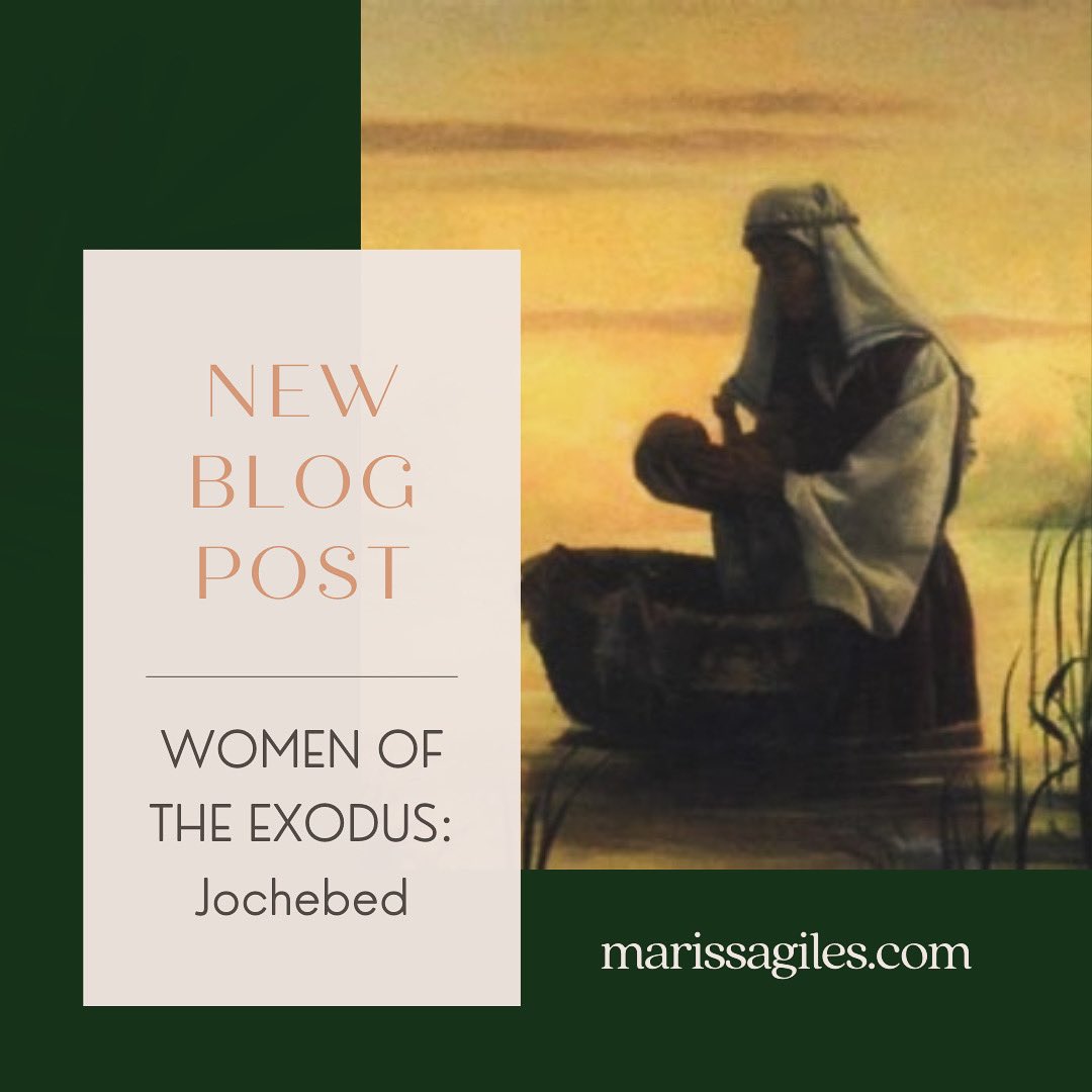 author_mgiles's tweet image. Starting this Monday off with a blog post! This is the second post in my series on the women of the Exodus. This post is about Jochebed, the mother of Moses. Read my blog post to find out more at marissagiles.com! #christianblog #christianbloggers #exodus #womenoffaith