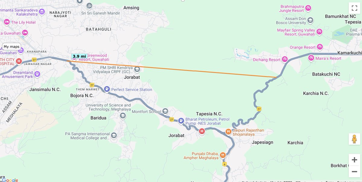 assam_index's tweet photo. Manifesting: 4 lane Khanapara - Sonapur Tunnel on NH27.

- Distance Reduction : 15KM -> Around 7KM 
- Time Reduction : 30 mins -> Around 10 mins
- Safer route
- Avoid congestion during peak hours
- Avoid Jorabat flooding

@CMOfficeAssam @himantabiswa @Pijush_hazarika https://t.co/Wae5aqvb6r