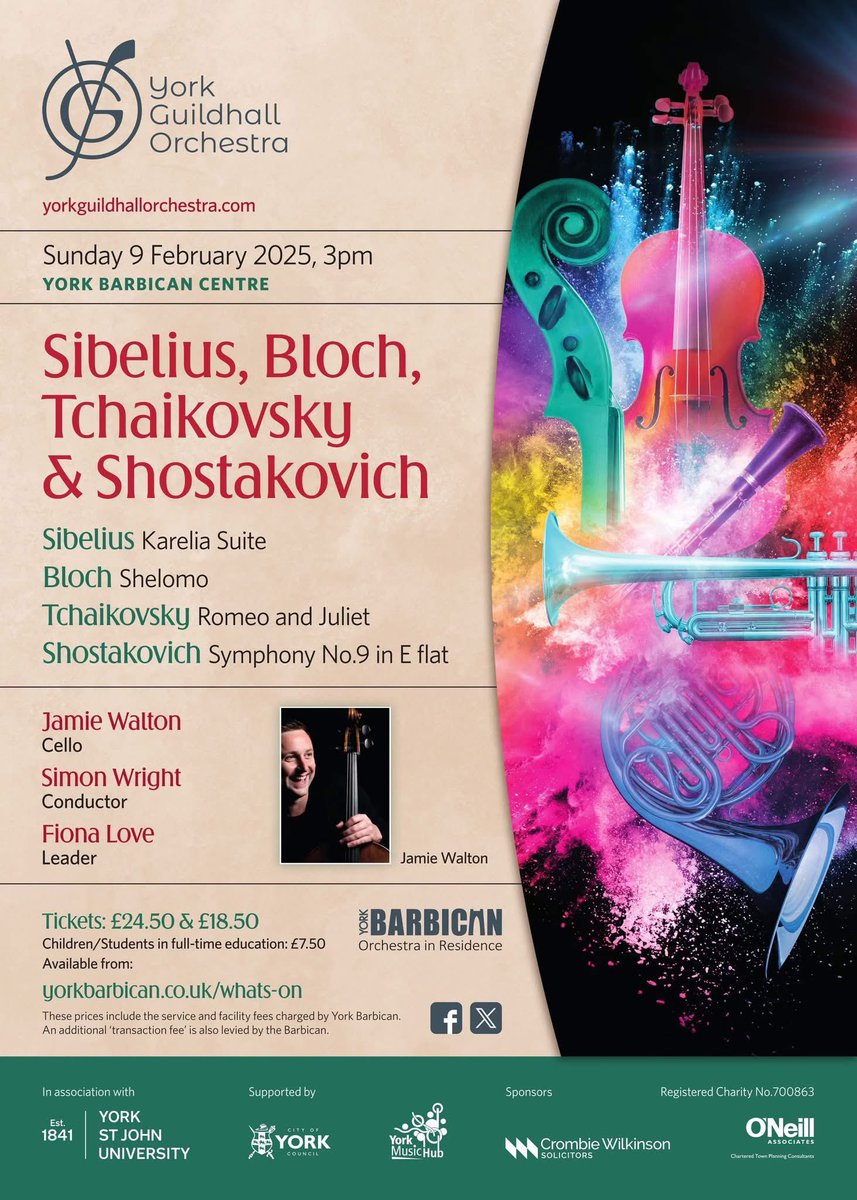 🎶FREE TICKETS TO #YGO CONCERT 🎶

We have up to 200 free tickets for school-aged children/young people and accompanying adults.

To reserve your free tickets, fill in the online form (below) by the very latest Sunday 22nd September 

🔗 ONLINE FORM – bit.ly/3DRLsPH