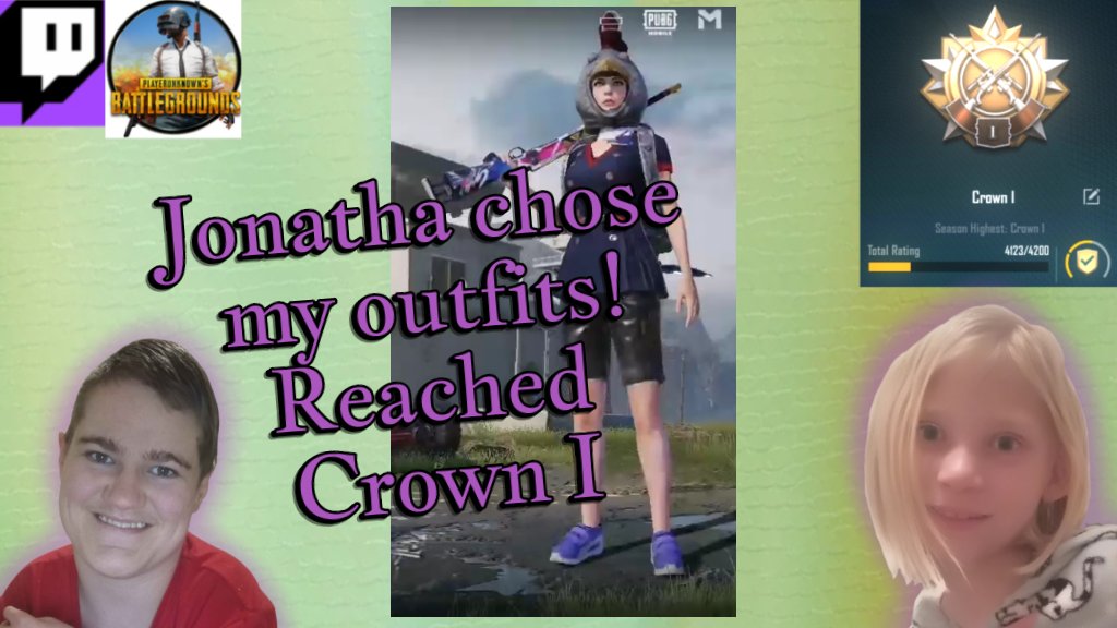Danita5001's tweet photo. I let Jonatha choose my outfit after each match.
She absolutely loved it!
We got to reach Crown I as well!
Hope you all enjoy!
Link is in comments.
Love you all so much ❤️
-
#danita500 #danitavandermerwe #danitaleroux #youtuber #streamer #twitch #pubgmobile #jonatha https://t.co/vVqzQJnHNK