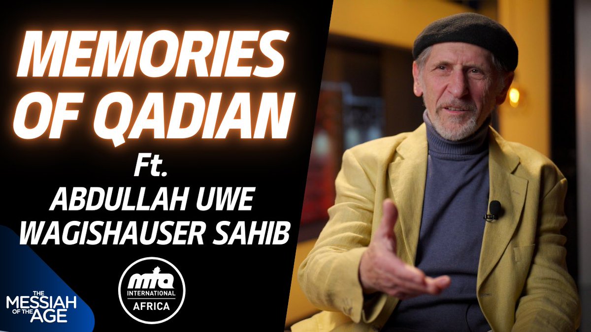 📽️ NEW RELEASE: SHORT INTERVIEW!📢

📍Listen to Amir Sahib Germany, as he shares his profound memories and experiences from his first visit to Qadian, the blessed land of the Promised Messiah (as). 

📲 Watch the full interview: ⤵️
🔗youtu.be/RLHMeOJWHC8