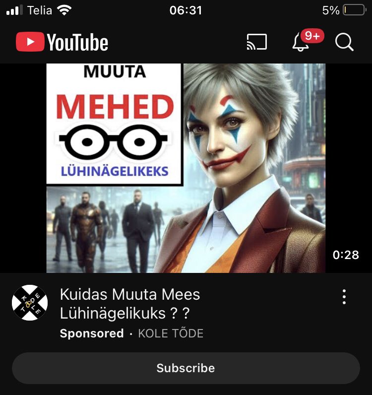 kui sa tahad et su peika kannaks prille