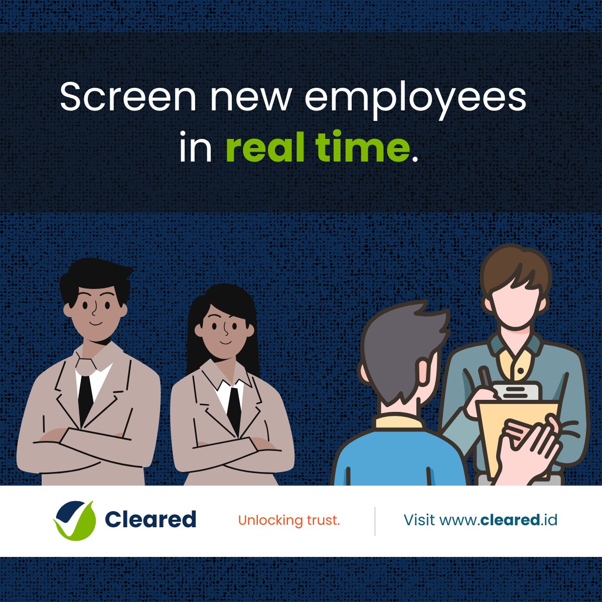 ClearedID's tweet photo. Verify identities seamlessly with Cleared's data verification tools. Efficiency meets security. Visit https://t.co/uHpxkvG40q to get started!
#UnlockingTrust
#ClearedAndProtected https://t.co/Rf6SCRMFOA