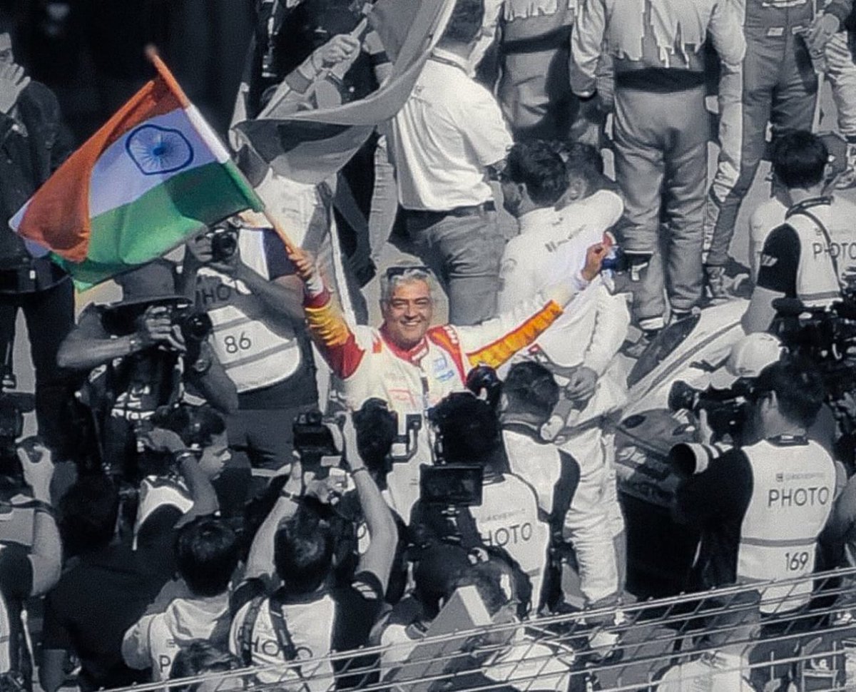 DexterAnalyst's tweet photo. #AjithKumarRacing 🏎️🔥

You Make India Proud 🇮🇳❤‍🔥

#AjithKumar https://t.co/rHUmwij6Mr