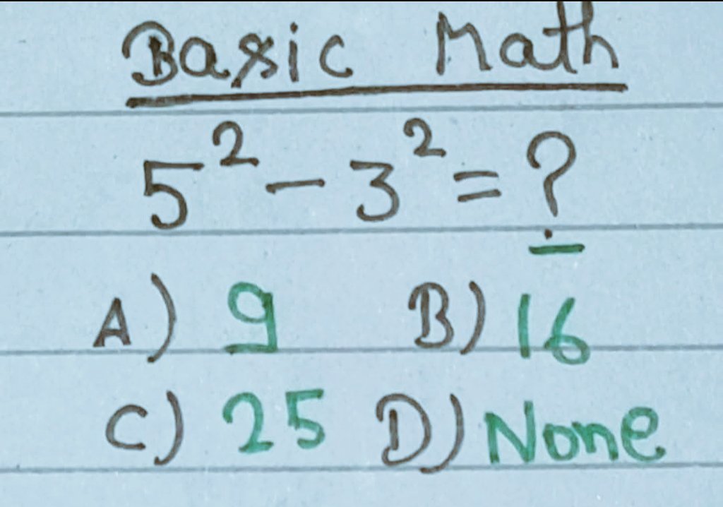 ultraedu_'s tweet image. Basic Mathematics.....
#Maths #braintest #mathtest