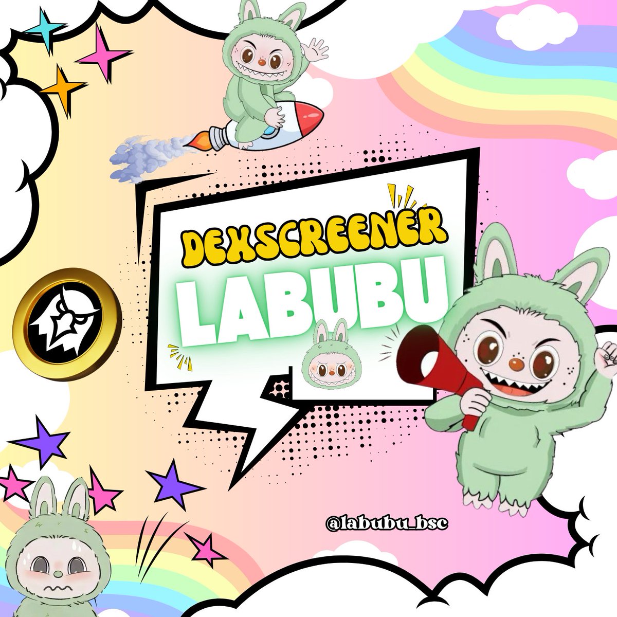Labubu #Dexscreener is updated logo &amp; info , ads &amp; boots coming, much higher.

dexscreener.com/bsc/0x4a827dc4…

CA:
0xC00F0ec8FF3575E99604f6E2Db13a7E484a7C45C