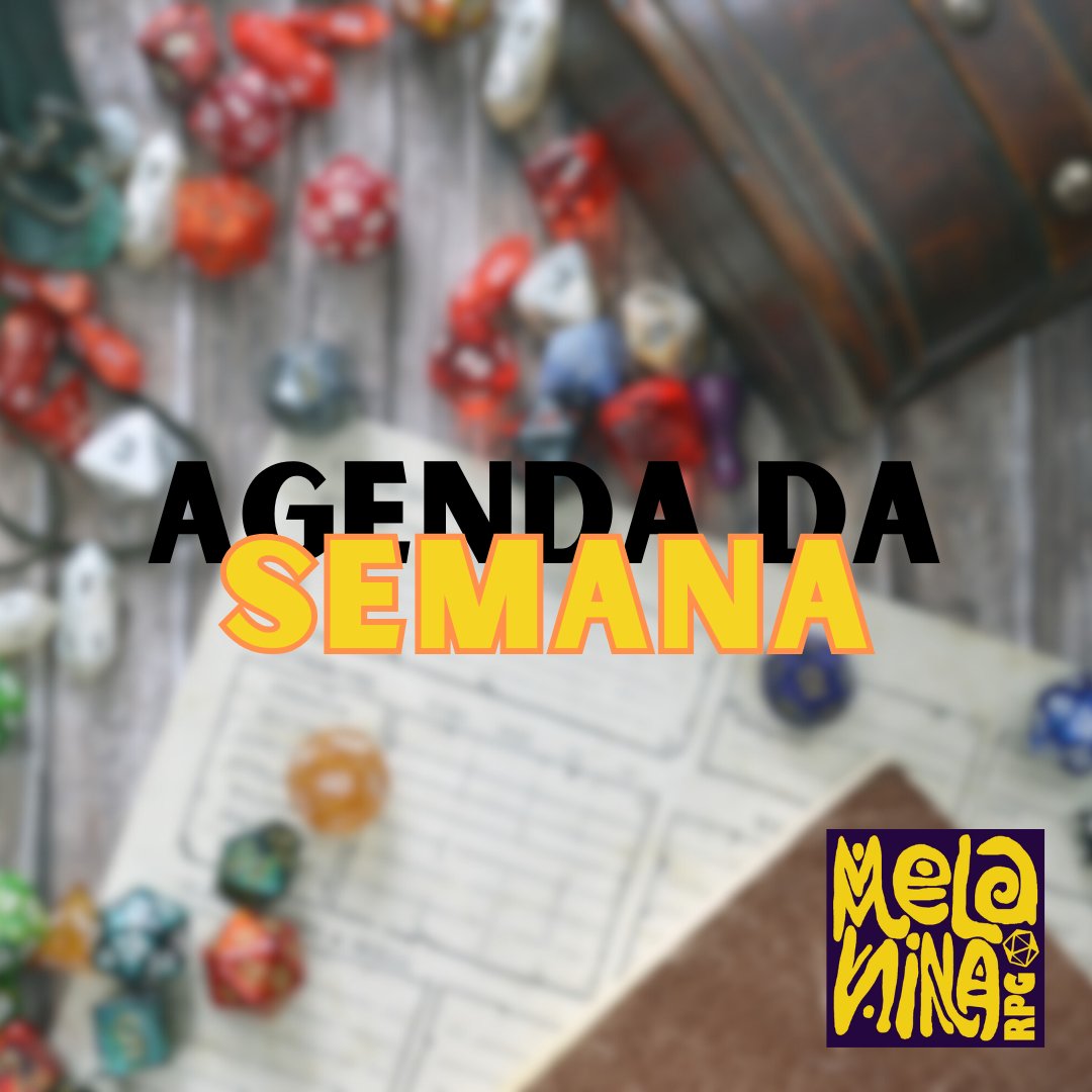 Ei, você! 🫵🏿

Pronto para o primeiro segundou do ano com o #melaninarpg?

Segue o 🧶 aqui para saber onde encontrar nossos pretinhes essa semana! Estamos voltando aos poucos, mas esse ano teremos muitas novidades para vocês!

#rpg #rpgbr #agendamelanina