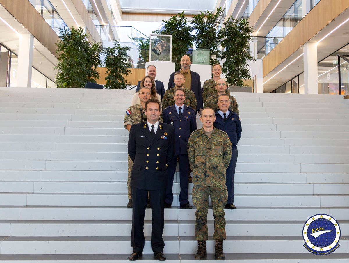 EATC_'s tweet photo. Strengthening Collaboration: Today, #13january 2025, Commodore J Verboom, Deputy Director of the Joint Informatievoorziening Commando (JIVC), visited the European Air Transport Command for a productive and insightful exchange.
🇧🇪🇫🇷🇩🇪🇮🇹🇱🇺🇳🇱🇪🇸
#TogetherWeGoBeyond
#AirMobility https://t.co/99HbSwg8iM