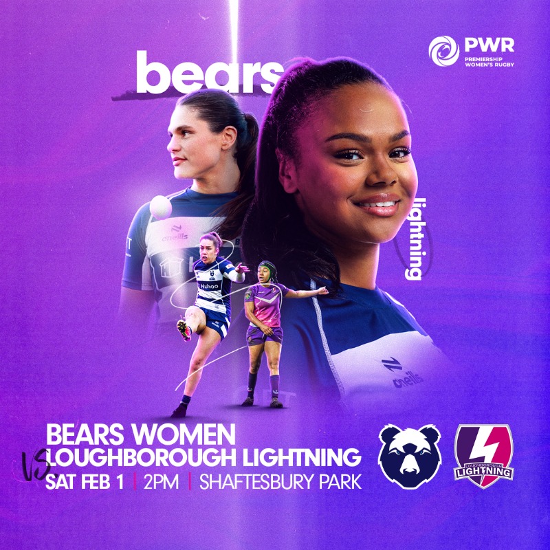 BristolBearsW's tweet photo. 🚨 𝗧𝗜𝗖𝗞𝗘𝗧𝗦 𝗢𝗡 𝗦𝗔𝗟𝗘 𝗡𝗢𝗪 🚨

With a capacity of 2,000 at Shaftesbury Park, tickets are expected to sell quickly for this highly-anticipated clash 🆚 @LightningRugby!

Don't miss out 🎟️
