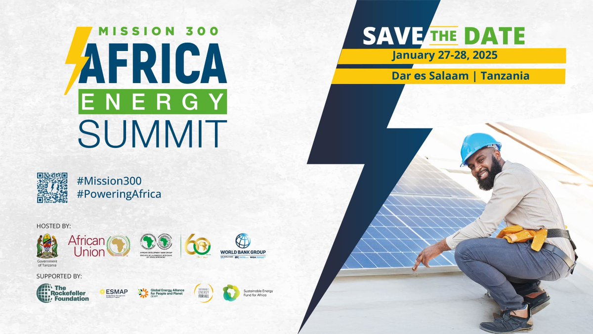 Upcoming Africa Heads of State Energy Summit will in Dar es Salaam, Tanzania🇹🇿🇹🇿