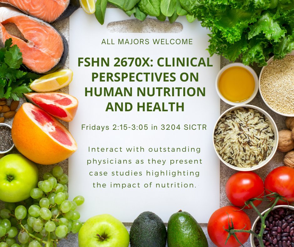Ever heard the phrase "An apple a day keeps the doctor away?" Dive a little deeper into that philosophy with FSHN 2670X!

Hear firsthand experiences from physicians about how diet can impact healthcare.

catalog.iastate.edu/azcourses/fs_h…
