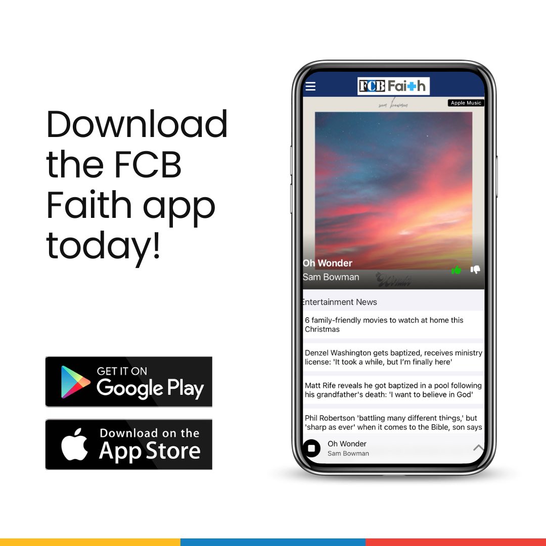 The @FCBFaith app is live! Music, news, podcasts and more. Download for free on iPhone or Android here hopp.bio/fcbfaith or search for FCB Faith on your App Store!