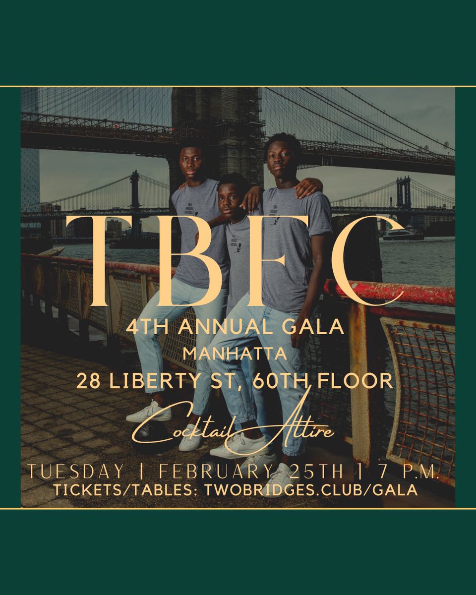 Two Bridges Football (Social) tweet media