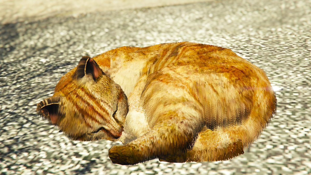 寝てる猫可愛かった🐈💤
#GTAV #GTA5 
#RockstarGames