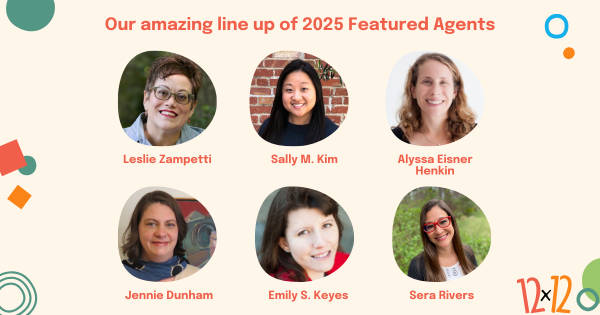 12x12Challenge's tweet photo. HUGE thanks to the #12x12PB Featured Agents for 2025! 📷

We appreciate all you do to support #picturebook authors &amp; illustrators, and our GOLD members love being able to submit to you throughout the year! 📷 https://t.co/WXeHfY6EJz