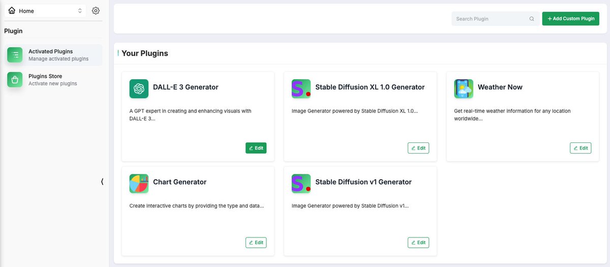 ai_assistify's tweet photo. 🚀 Exciting news! We now support DALL·E 3, Stable Diffusion XL, and more! 🌟 Whether you're crafting stunning visuals or real-time weather insights, our extensions are here to power your creativity. ✨ Check out the possibilities! #AI #VisualGeneration #TechUpdate https://t.co/SNXm9fuBaI