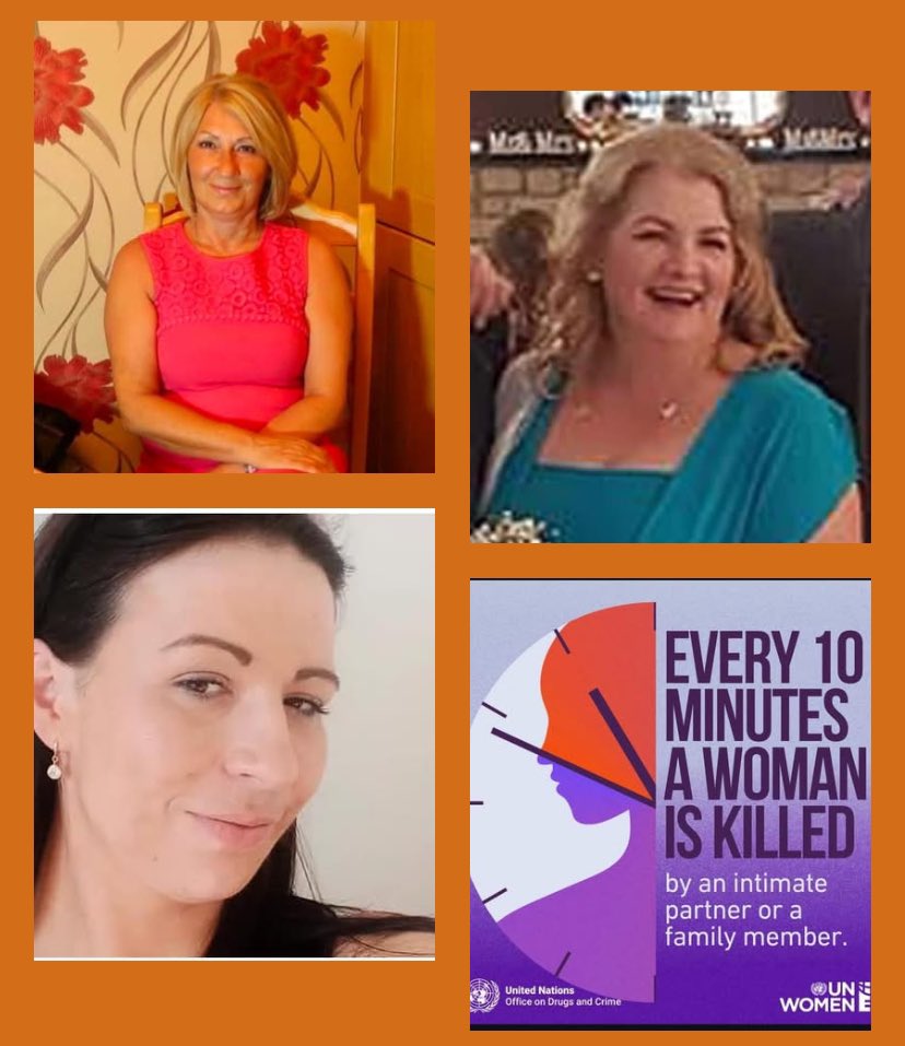 Mirjana Pap, Paula Canty, Annie Heynemann. 💔Condolences to all who knew them.
*3 more women murdered in 2 weeks. All suspects are known to/lived with them. 
*UN says a woman is killed every 10 minutes by a relative/partner. 
*There has to be a political response to #femicide.