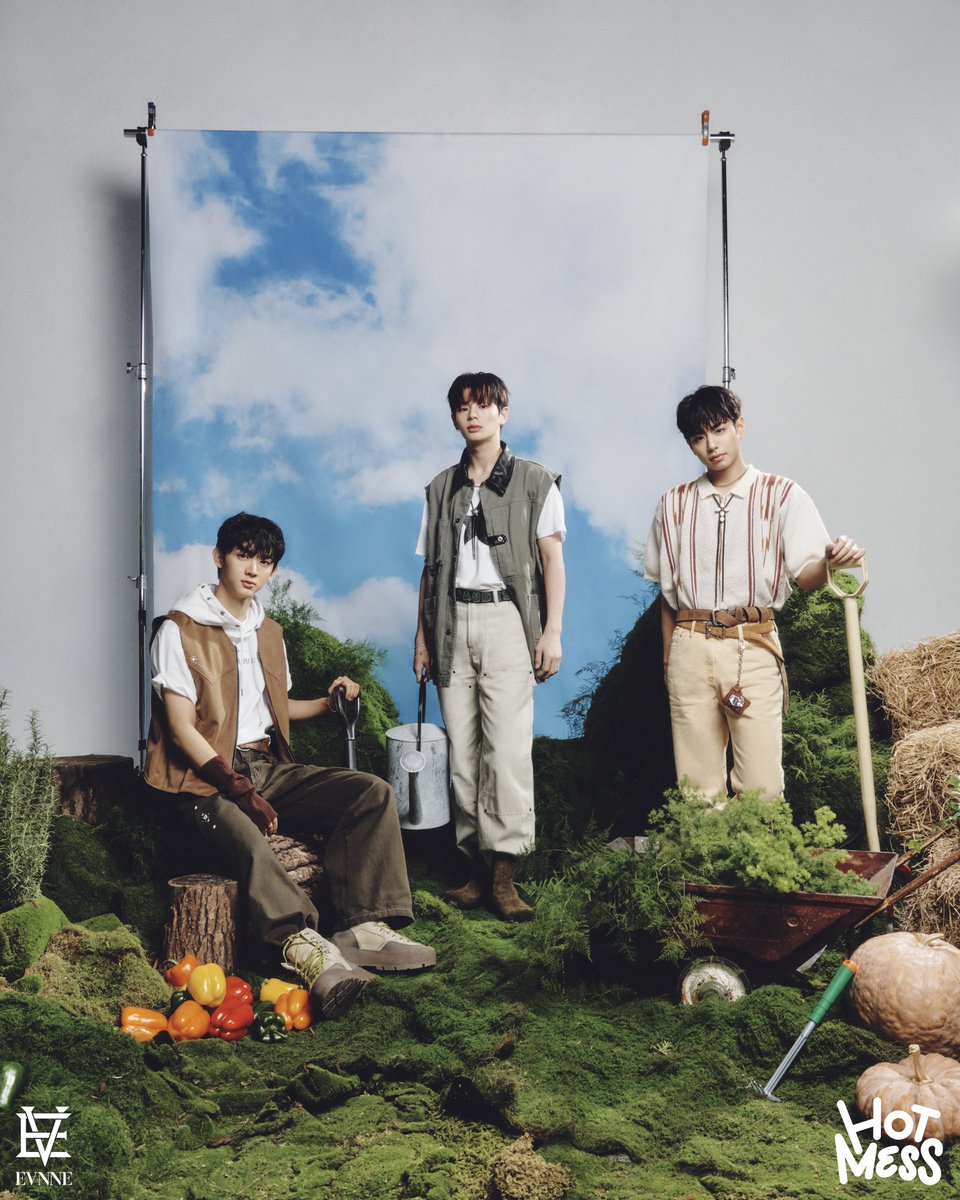 EVNNE_official's tweet photo. EVNNE 4th MINI ALBUM
[HOT MESS]

CONCEPT PHOTO Sowing ver.
#케이타 #KEITA
#유승언 #YOOSEUNGEON
#문정현 #MUNJUNGHYUN

#EVNNE #이븐
#HOT_MESS
#20250210_6PM https://t.co/Q0IKGmXcYR