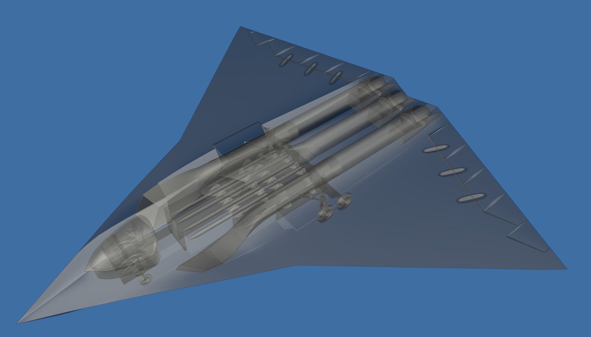 J36 restoration progress
The internal space has been completely occupied, and the overall refinement has begun.
An interesting discovery. The dorsal intake effectively strengthens the problem of poor structural strength of the fuselage caused by too deep bomb bay.