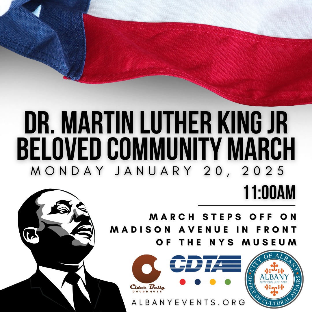 Discover Albany (@discoveralbany) on Twitter photo Join @albanynyevents on January 20 to honor Dr. King's legacy with a community march from the <a href="/nysmuseum/">New York State Museum</a> to the Dr. Martin Luther King Jr. statue in Lincoln Park! ✨
<a href="/CDTA/">CDTA</a> will be providing a bus service for those who are not able to walk the entire route.
albany.org/event/2025-dr-… Join @albanynyevents on January 20 to honor Dr. King's legacy with a community march from the <a href="/nysmuseum/">New York State Museum</a> to the Dr. Martin Luther King Jr. statue in Lincoln Park! ✨
<a href="/CDTA/">CDTA</a> will be providing a bus service for those who are not able to walk the entire route.
albany.org/event/2025-dr-…