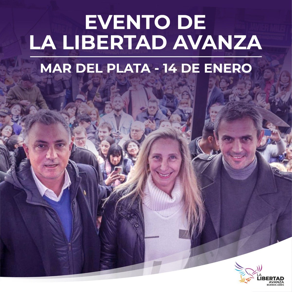 SPareja_'s tweet photo. Nos vemos este martes en Mar del Plata junto a @KarinaMileiOk y @MenemMartin 😉. 

VLLC!! @JMilei https://t.co/soGXL0TNSp