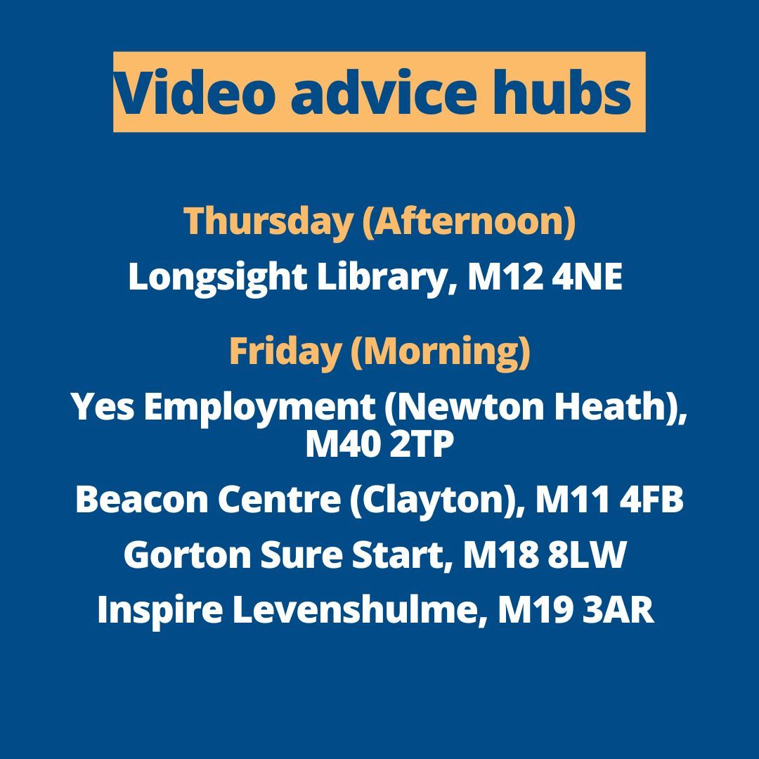 🎥 Did you know we offer video advice drop ins? 

Visit your nearest video advice hub to chat to an adviser. 

Find out more ➡️ buff.ly/492s1gX
