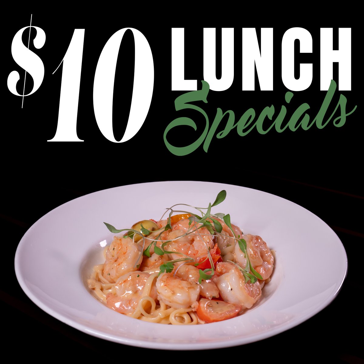 Enjoy a special $10 lunch menu at The Sole in the month of January, including Ahi Tuna Bowl, Shrimp Scampi, California Shrimp Roll, Fish &amp; Chips, and Fish Tacos. Available weekdays from 11:30am to 3:00pm.  Dine-in only.